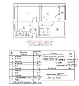 Apartament 3 camere - Brancoveanu