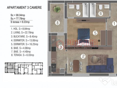 Apartament 3 Camere Finializat Metalurgiei - Grand Arena