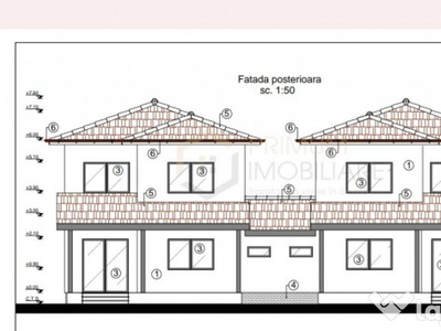 Duplex despartit - teren generos - dormitor la parter