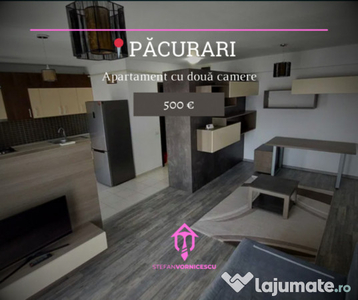 Se închiriază: Apartament cu 2 Camere Open Space - Păcura