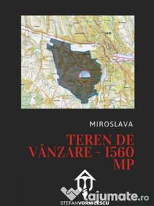 Teren de vânzare în Miroslava - 1560 mp