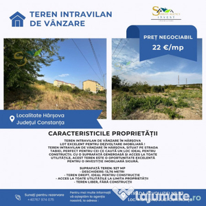 Teren Intravilan - Oportunitate excelentă pentru construcție