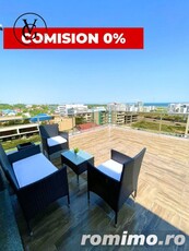 0% comision - Duplex Mamaia-terasa spațioasă -vedere către mare -parcare