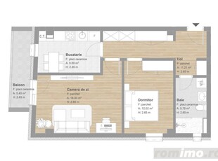 Apartament 2 camere decomandat, 56mp, tva inclus, finisat, zona Tineretului