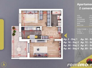 Mutare Rapida - Apartament 2 camere decomandate Parcare Bonus