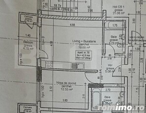 Apartament 2 camere, etaj intermediar, zona Vivo