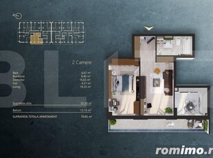 Apartament 2 camere intr-un Ansamblu rezidential Premium, zona Fabricii