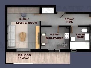 Apartament 2 camere pompe de caldura, finisaje Premium, zona Fundeni-Dobroesti