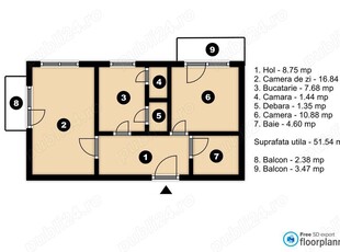 Apartament 2 camere Rahova - 5 minute Parc Sebastian