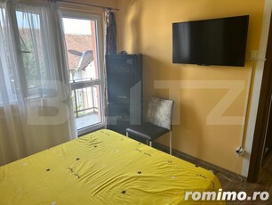 Apartament 3 camere, 2 balcoane, mobilat si utilat Valea Aurie