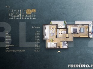 Apartament 4 camere intr-un Ansamblu rezidential Premium, zona Fabricii