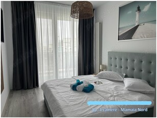 Apartament cu 3 camere, vedere la mare si terasa in Mamaia Nord