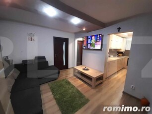 Apartament de 2 camere decomandate,50 mp utili, etaj intermediar