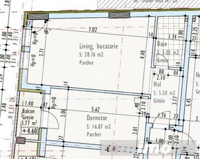 Apartament de 2 camere, semidecomandat, bloc nou, zona Pod IRA