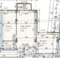 Apartament de 3 camere, semidecomandat, bloc nou, zona Pod IRA