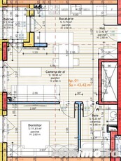 Apartament ideal de investitie, doua camere, 44 mp, zona Tineretului