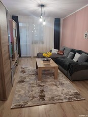 PF vand apartament mobilat zona jysk cu 2 cam.decomandate 60 mp plus 2 balcoane si parcare inclusa