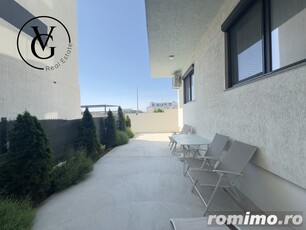 Apartament modern 2 camere -gradina proprie cu vedere către mare