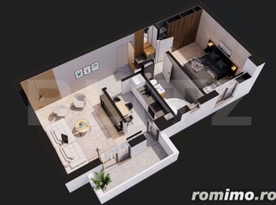 Apartament Modern cu 2 Camere în Ansamblu Rezidențial Nou, zona Păcurari