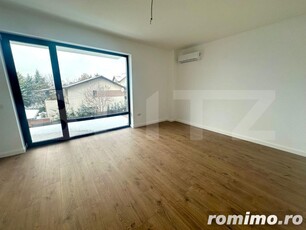 Apartament nou de 2 camere + parcare, 52 mp, gradina 43 mp, zona Pacurari