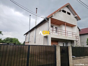 Casa 4 camere, S+P+1, semifinisata, 1424 mp teren, Oarda de Jos