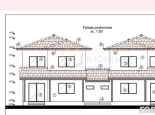 Duplex despartit - teren generos - dormitor la parter