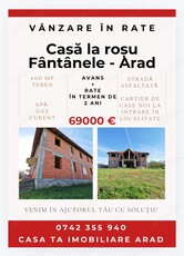 În rate, Casa la rosu, 600 mp