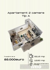 Oferta! Apartament de 2 camere, 52mp utili, cochet, Torontalului