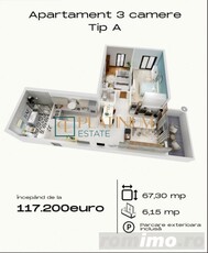 P4298 Apartament cu 3 camere NOU, zona Torontalului