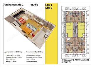 IMI Residence - Comision 0 - Apartament cu o camera, 38 mp - TVA 9%