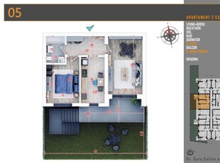 AP. 2 CAM. + CURTE 50MP + LOC DE PARCARE GRATUIT ,BLOC P+3!