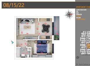 AP. 2 CAM TIP STUDIO ,BLOC P+3. IDEAL PT INVESTITIE / PALLADY!