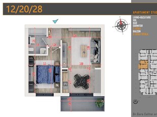 AP. 2 CAM TIP STUDIO,IDEAL PT INVEST. BLOC P+3 // PALLADY !