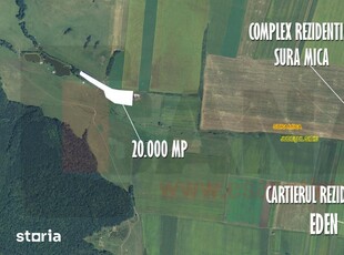 Ocazie: Teren 20.000 mp în Sura Mica langa Cartierul Rezidential Eden