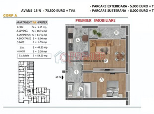 PROMOTIE Apartament 2 camere NOU Brancoveanu - Grand Arena