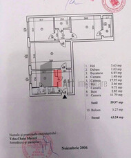 Vânzare apartament 3 camere Izvorul Crișului-Huedin