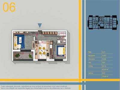 (AP.6/P) 2 camere Titan - Theodor Pallady - Metrou Teclu - Estimobiliar