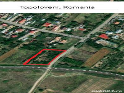 Vand 2050 m teren (1140 m intravilan) Topoloveni, jud, Arges. 15.000 euro