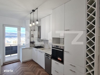 Apartament 3 camere, 61,5 mp utili, terasa 12,75 mp, garaj, zona Terra