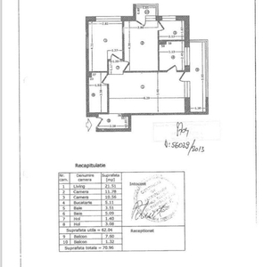 Apartament 3 camere 71 MP | Zona Theodor Pallady | Imobil 2013 | Etaj