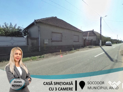 Casă spațioasă cu 3 camere,în Socodor(ID: 28158)