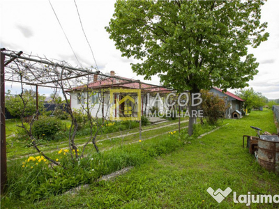 Casa pe parter cu 3 camere, sat Schineni, comuna Saucesti,ju