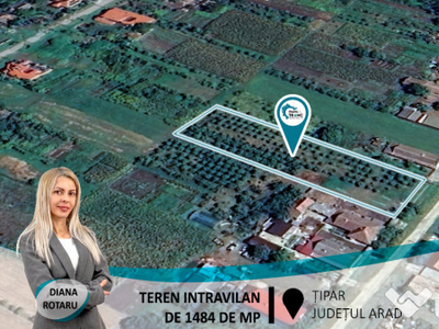 Teren intravilan de 1484 m2,în Țipar(ID:29545)