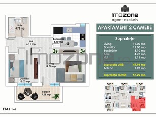 Apartament 2 camere Metrou Pacii, Autogara Militari