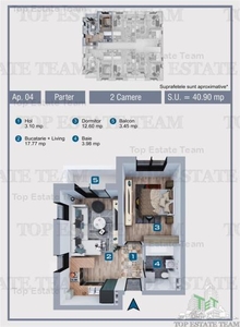 Apartament nou 2 camere cu balcon in Chiajna