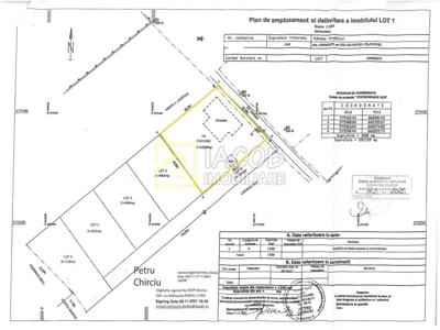 Teren intravilan 1268 mp cu proiect si fundatie, sat Tisa-Silvesti, co