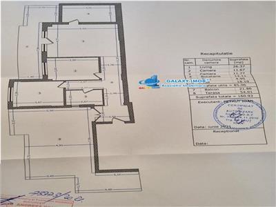 Penthouse 3 camere 85 mp + terasa 75 mp Lujerului Militari