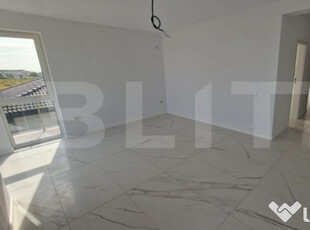 Apartament de 2 camere, 56 mp, TERASA 17 mp, zona Braytim