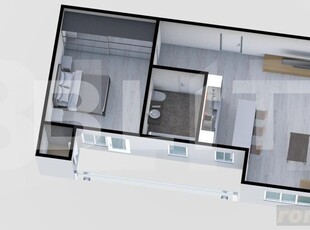 Apartament de 2 camere, 46mp, etaj 2, ansamblu nou, în Apahida!