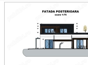 Casa la rosu în faza de proiect,la 20 de minute de Cluj